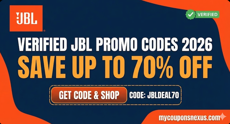 Verified JBL Promo Codes and Discount Codes for 2026 – Save Up to 70% Off