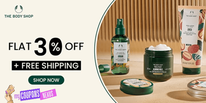 The Body Shop Coupon: Flat 50% OFF on Beauty Products – Limited Time Sale
