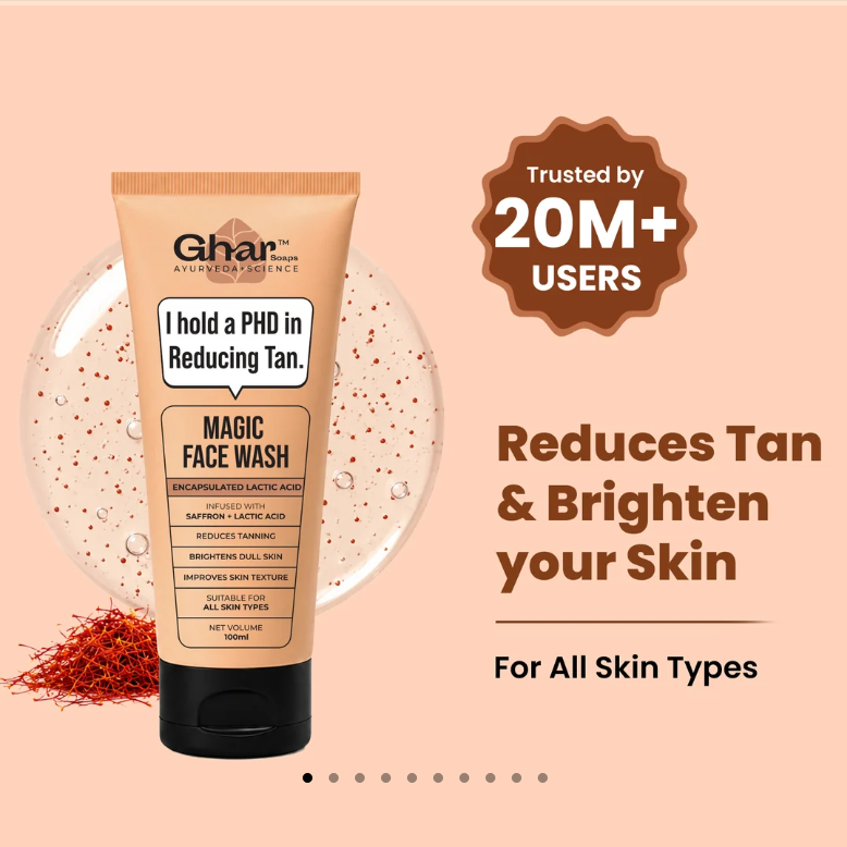 10% Off Ghar Soaps Magic Face wash