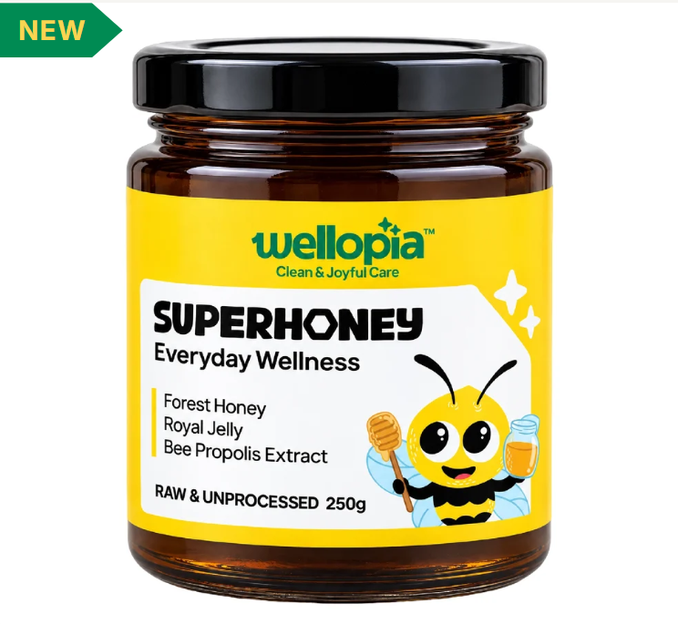 9% Off Wellopia SuperHoney | Raw Forest Honey with Royal Jelly & Bee Propolis
