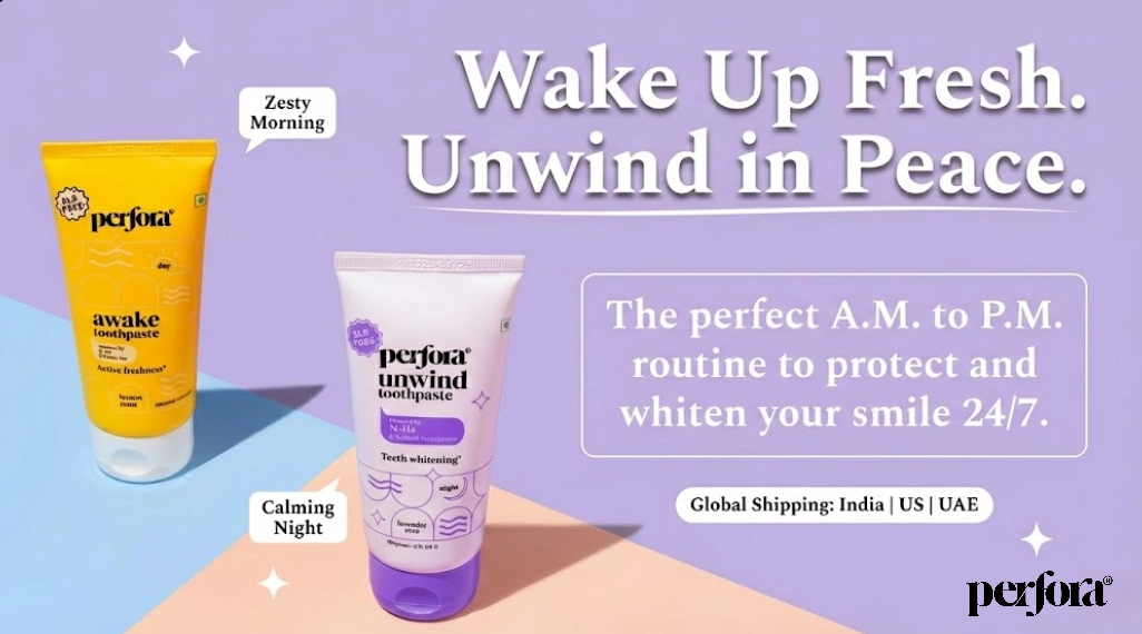 Awake & Unwind Toothpaste Combo - Perfora