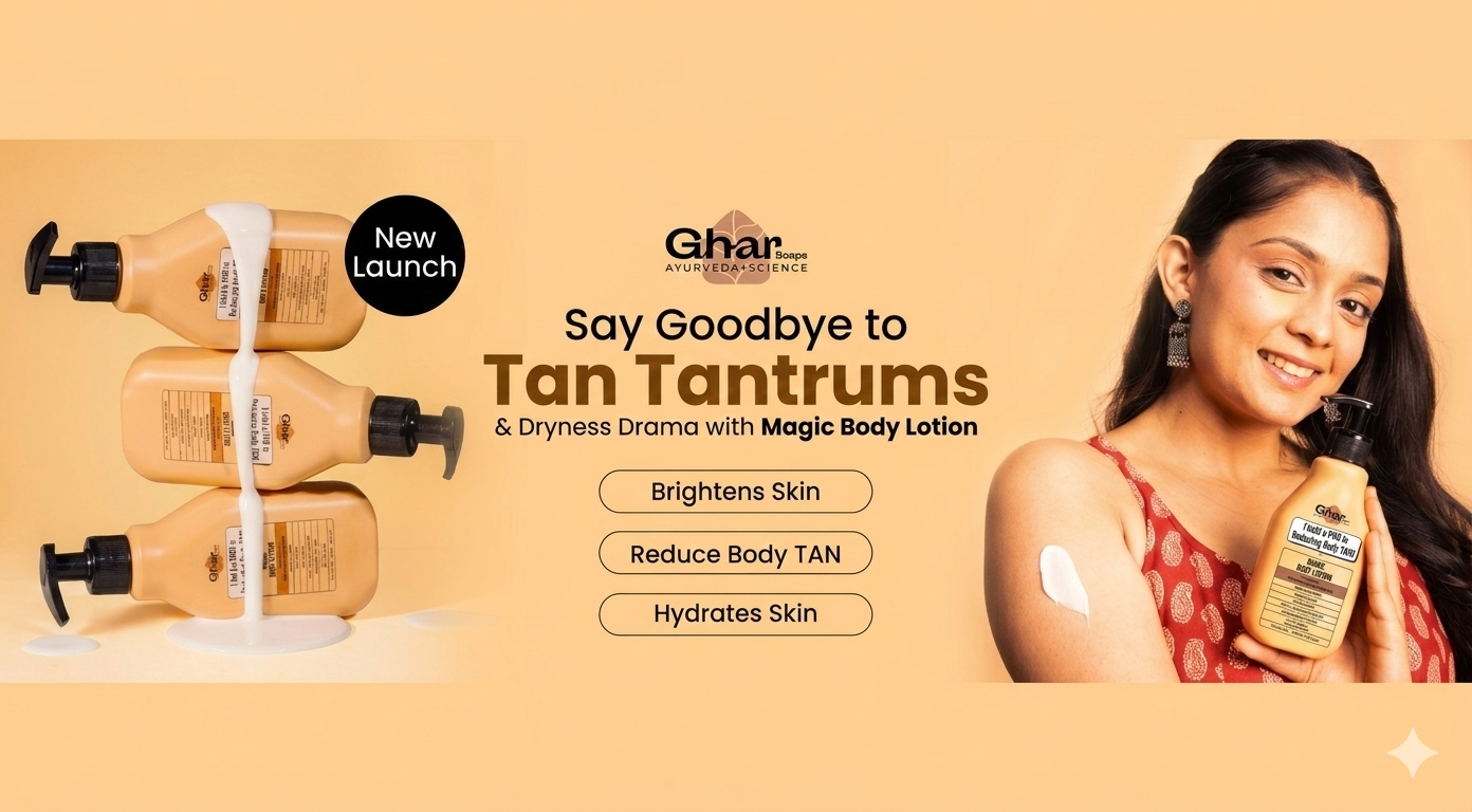 Ghar Soaps Magic Body Lotion - New Launch Special Offer