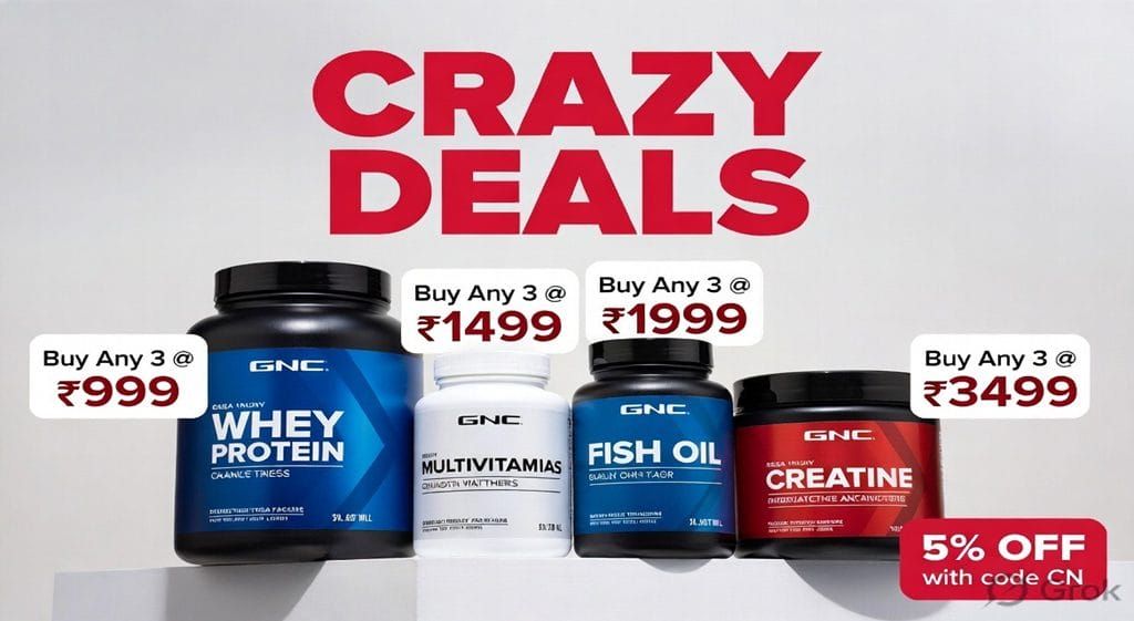 GNC Crazy Deals - Buy Any 3 & Save Big | MyCouponsNexus