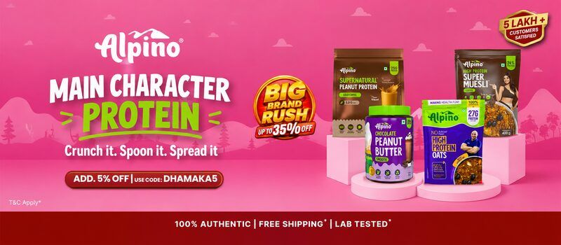 Hyugalife Coupon Code DHAMAKA5: Extra 5% OFF on Alpino Products