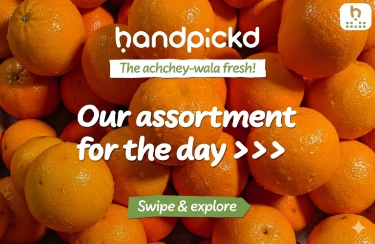 Get ₹600 Wallet Extra – Handpickd Fresh Oranges