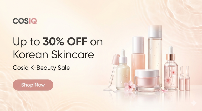 Up to 30% OFF on Korean Skincare Cosiq Sale