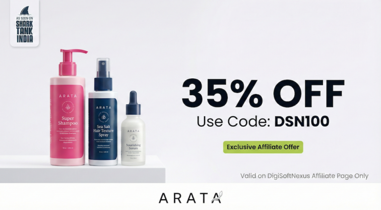 Arata Flat 35% OFF Coupon Code DSN100 – Limited Time Deal