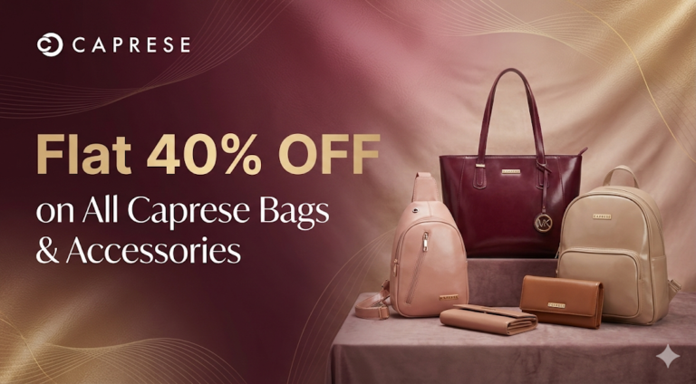 Flat 40% OFF on All Caprese Bags & Accessories