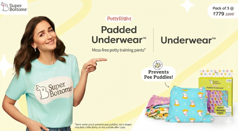SuperBottoms PottyRight Padded Underwear: Revolutionary Potty Training Made Easy at ₹779